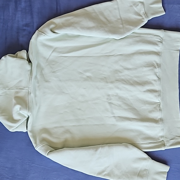 Aritzia TNA Cozy Fleece Boyfriend Zip Hoodie Brushed Green XS - Picture 2 of 8